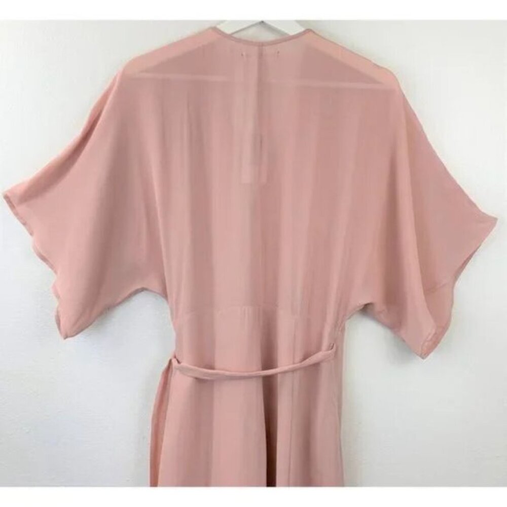 NWT Reformation Cream Winslow Maxi Wrap Kimono Dress - Picture 7 of 12